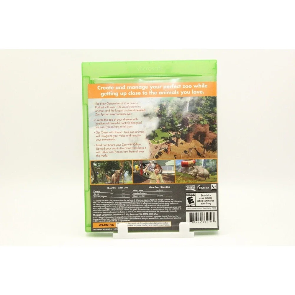 Zoo Tycoon Xbox One Game 2013  | Simulation Strategy Classic | Tested Works